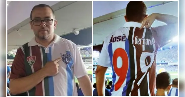 Imagem ilustrativa da notícia Torcedor homenageia pai falecido em Paysandu e Fluminense
