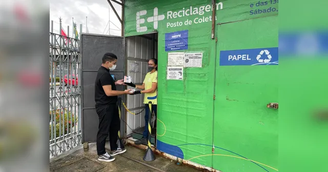 Imagem ilustrativa da notícia Bairro da Pratinha recebe posto itinerante de reciclagem