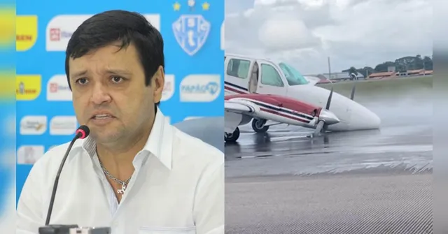 Imagem ilustrativa da notícia Ex-presidente do Paysandu escapa da morte em acidente aéreo