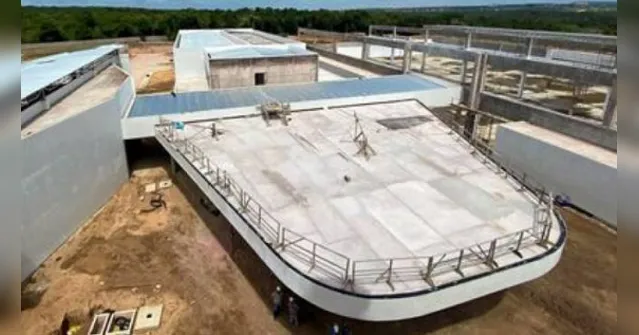 Imagem ilustrativa da notícia Centro de Convenções de Santarém atingiu 80% das obras
