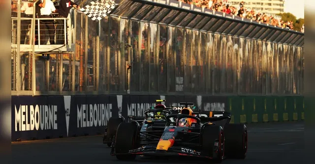 Imagem ilustrativa da notícia Verstappen vence GP da Austrália e se isola na liderança