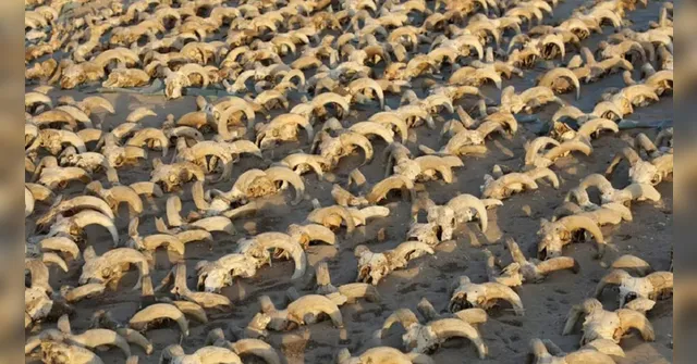 Imagem ilustrativa da notícia Duas mil cabeças de carneiro mumificadas são encontradas