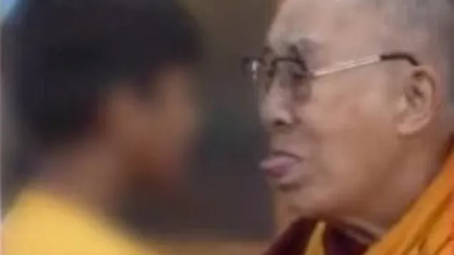 Imagem ilustrativa da notícia Dalai-lama se desculpa por pedir a garoto um beijo na língua