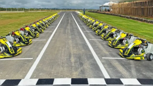 Imagem ilustrativa da notícia Vídeo: Paragominas inaugura nova pista de kart