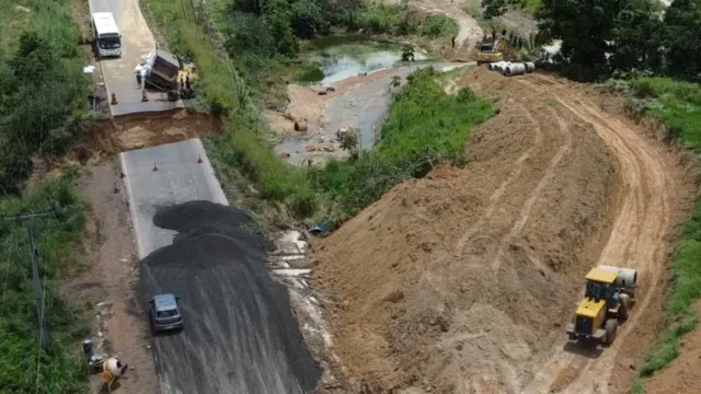 Imagem ilustrativa da notícia Governo constrói desvio que liga Tailândia à Goianésia do PA