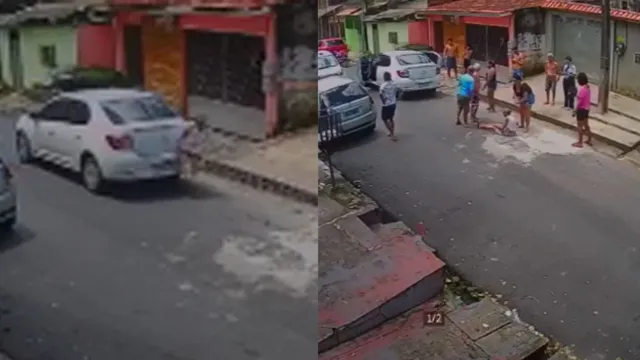 Imagem ilustrativa da notícia Vídeo: idosa de 102 anos é atropelada em Belém