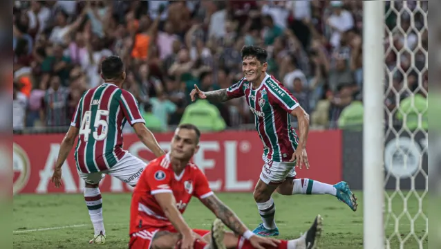Imagem ilustrativa da notícia Com três gols de Gérman Cano, Fluminense goleia River Plate 