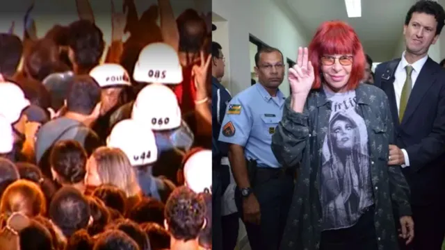 Imagem ilustrativa da notícia Rita Lee já enfrentou policiais em show de despedida