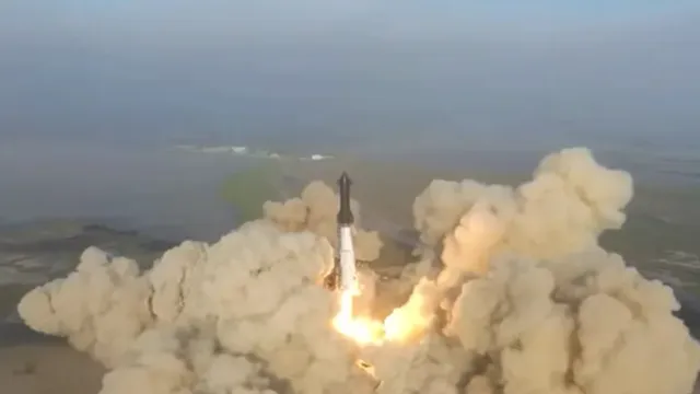 Imagem ilustrativa da notícia Vídeo: Maior foguete do mundo explode logo após o lançamento