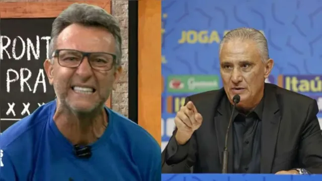 Imagem ilustrativa da notícia Tite processa Neto por ser xingado de "babaca" e "vagabundo"