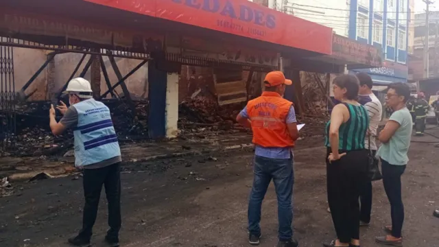 Imagem ilustrativa da notícia Vistoria recomenda demolir lojas incendiadas no Comércio