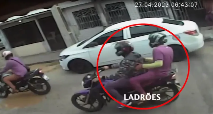 Imagem ilustrativa da notícia Vídeo: assaltantes roubam estudantes na passagem Mucajá