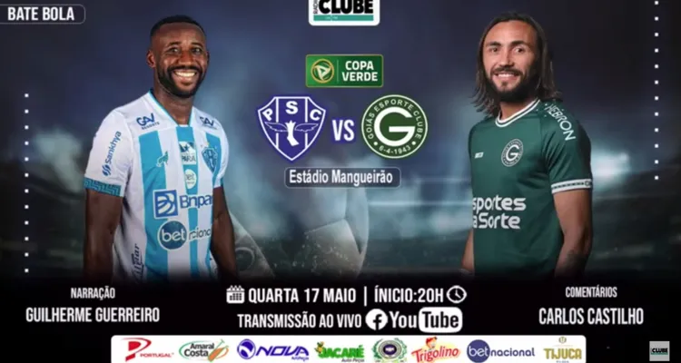 Imagem ilustrativa da notícia Tem Jogo no DOL e na Clube: ouça aqui Paysandu x Goiás