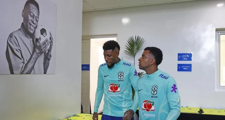 Imagem ilustrativa da notícia Seleção usará camisa em homenagem à Pelé contra o Marrocos