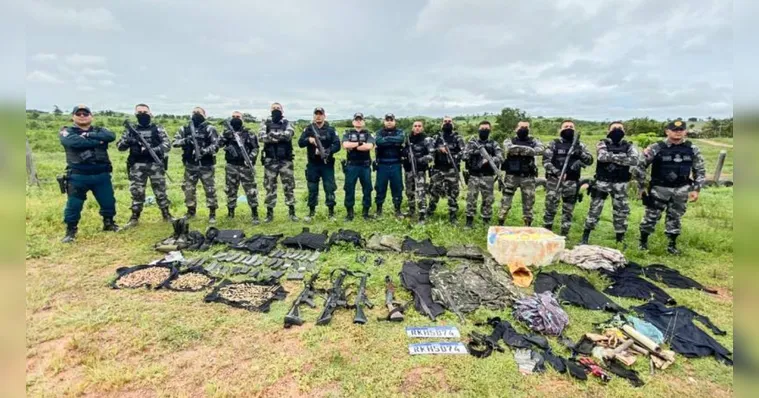 Imagem ilustrativa da notícia PM apreende fuzis, 500 munições e explosivos em Jacundá