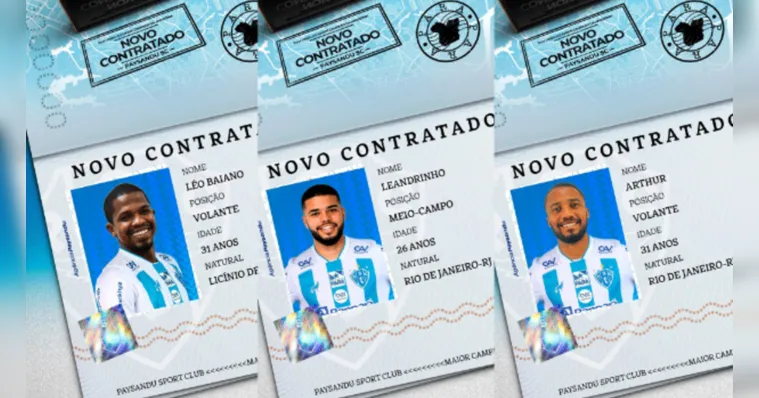 Imagem ilustrativa da notícia Reforços do Paysandu chegam com discurso afinado pró-acesso