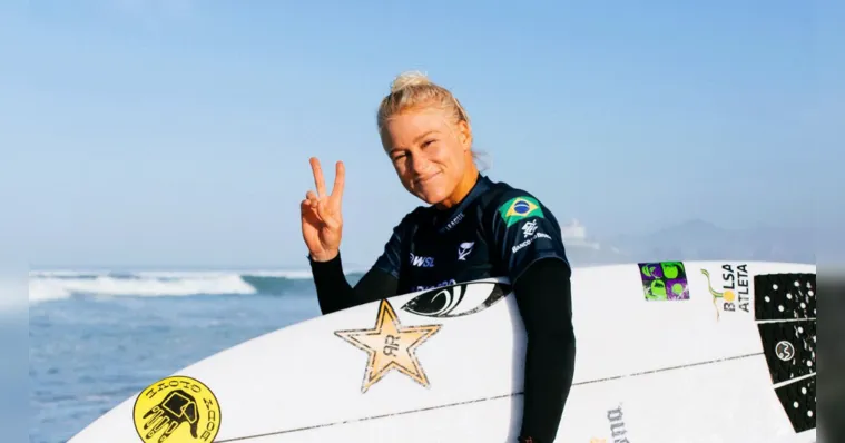 Imagem ilustrativa da notícia Tati Weston-Webb é 1ª surfista do Brasil nas Olimpíadas 2024