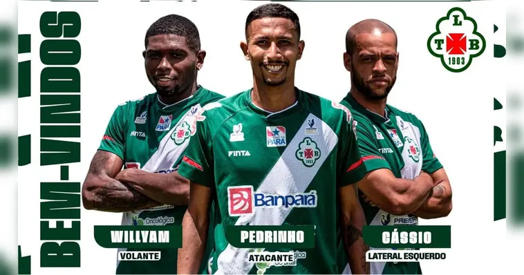 Imagem ilustrativa da notícia Com ex-volante do Paysandu, Tuna anuncia mais três reforços