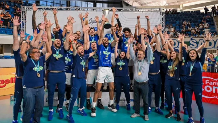 Imagem ilustrativa da notícia Com Wallace, Cruzeiro vence e conquista a Superliga de vôlei