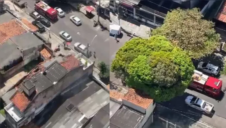 Imagem ilustrativa da notícia Incêndio atinge casa na Batista Campos, centro de Belém