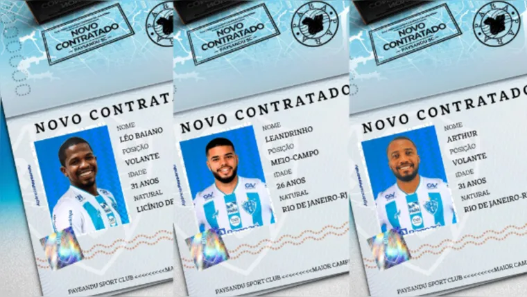 Imagem ilustrativa da notícia Reforços do Paysandu chegam com discurso afinado pró-acesso