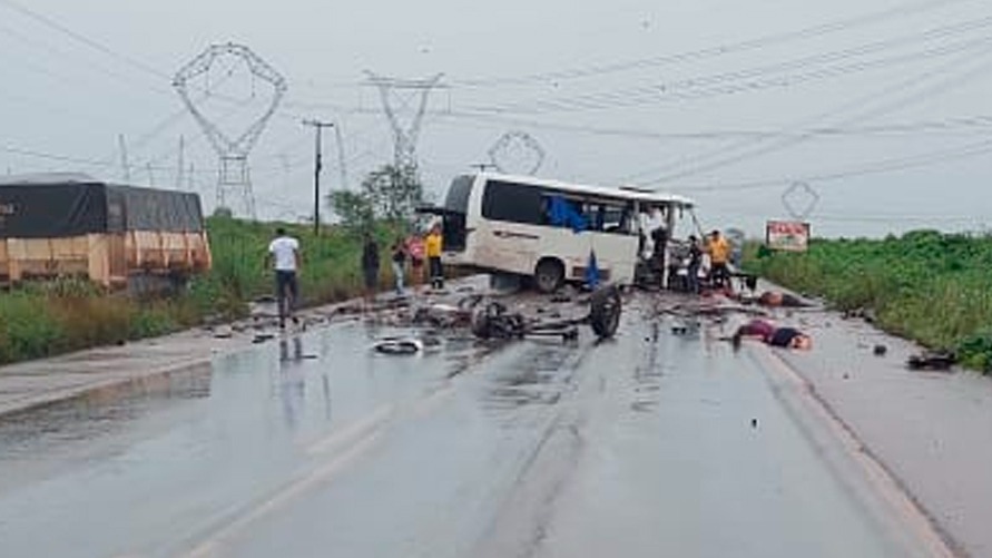 O acidente aconteceu na PA-150 entre Marabá e Nova Ipixuna