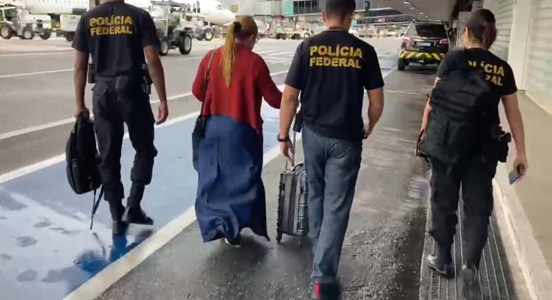 PF prende acusada de sequestro no aeroporto de Belém