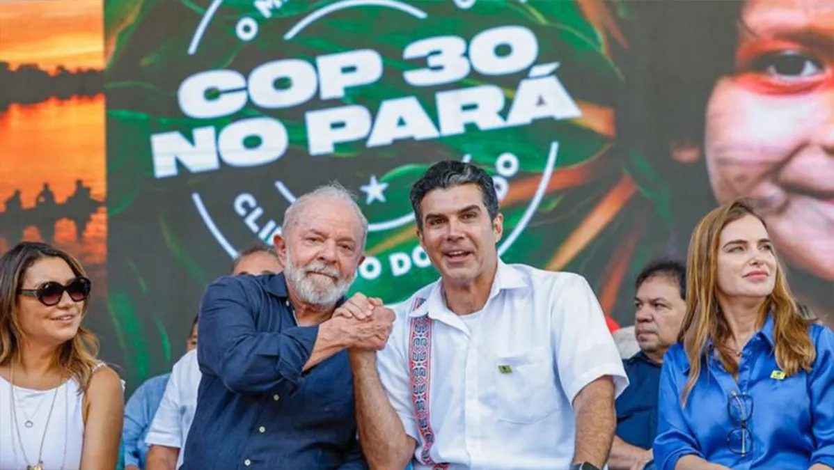 Imagem ilustrativa da notícia Lula, Helder e Jader Filho fazem anúncio oficial da COP 30