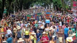 O público compareceu a mais um arrastão neste domingo