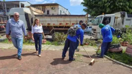 A vice-governadora do Pará, Hana Ghassan, acompanhou o início da operação.