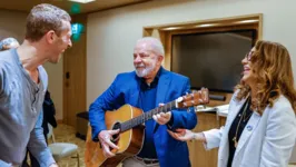 Chris Martin se reuniu com Lula e Janja em março deste ano