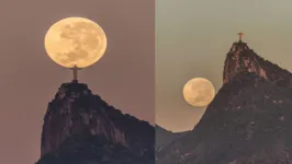 Fotógrafo estudou posição da Lua para fazer a foto.