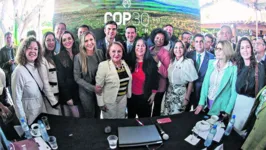 Helder falou sobre a importância da COP 30 em Belém para políticos de vários estados, inclusive da bancada paraense, além de gestores públicos