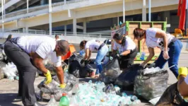 Durante três meses foram recolhidos resíduos produzidos por torcedores e o público em dias de shows