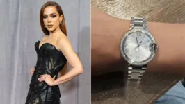 O relógio roubado de Anitta é da grife Cartier.