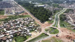 A avenida Ananin e o viaduto irão trazer mais fluidez ao tráfego na região