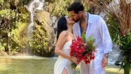 Imagem ilustrativa da notícia Cleo Pires e D'Lucca se casam pela 3ª vez no candomblé