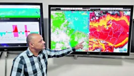 Antônio Sousa explica que o El Niño fica ativo com variação na temperatura do Oceano Pacífico