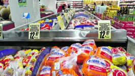 O frango costuma ser uma alternativa de alimentação quando os preços de outros produtos estão nas alturas