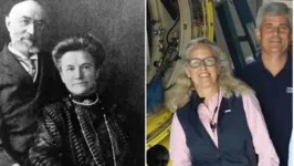 Esposa de Stockton Rush, executivo da OceanGate que está no submarino perdido, é descendente de casal morto no Titanic