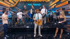 Banda Falamansa se apresentou o programa inteiro do Faustão na última sexta (16)