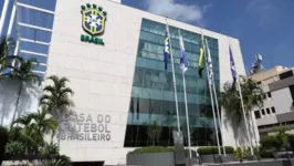 Fachada da sede da CBF, no Rio de Janeiro.