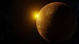 Mercúrio, que perdeu a posição de mais próximo do Sol.