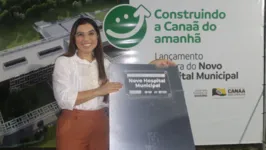 A prefeita de Canaã dos Carajás, Josemira Gadelha