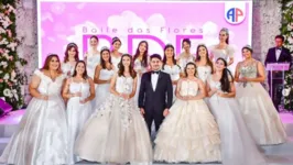 As 15 debutantes da noite viveram momentos de muita emoção no evento