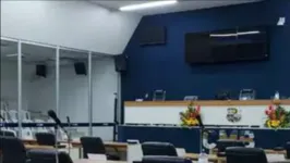 Plenário da Casa legislativa municipal de Belém