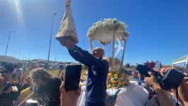 Imagem de N. Srª de Nazaré chega para evento Mariano em Goiânia.