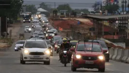 Segundo o Detran, o trânsito fluiu de maneira constante na BR-316