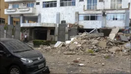 Moradores deixaram o edifício no mesmo dia do ocorrido