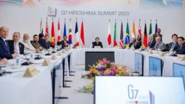 Em reunião com G7 o presidente Lula falou sobre a guerra na Ucrânia